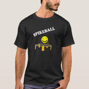 T-shirt Filet drôle de Spikeball avec l'art de visage de
