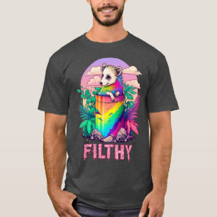 T-shirt Filet Possum Lover Design