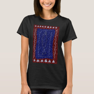 T-shirt Filets de pêche sur un bateau de travail du port