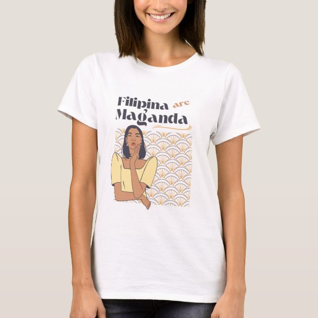 T-shirt filipina est maganda (Devant)