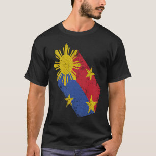 T-shirt Filipino Pride Philippine Flag Fier Pinoy Pinay P