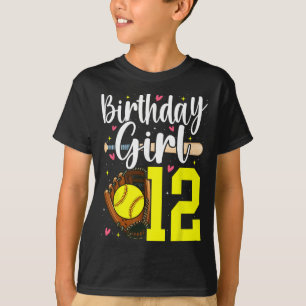 T-shirt Fille 12 ans Douce 12e Anniversaire 12 Douze Ans