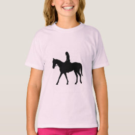 T-shirt Fille à cheval