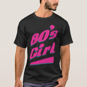 T-shirt Fille à dos imprimé 80s