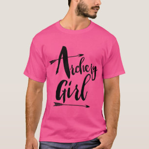 T-shirt Fille à l'arc femmes en mignonne Archer Arrow