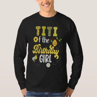 T-shirt Fille abeille bourdon anniversaire ruche douce 1èr