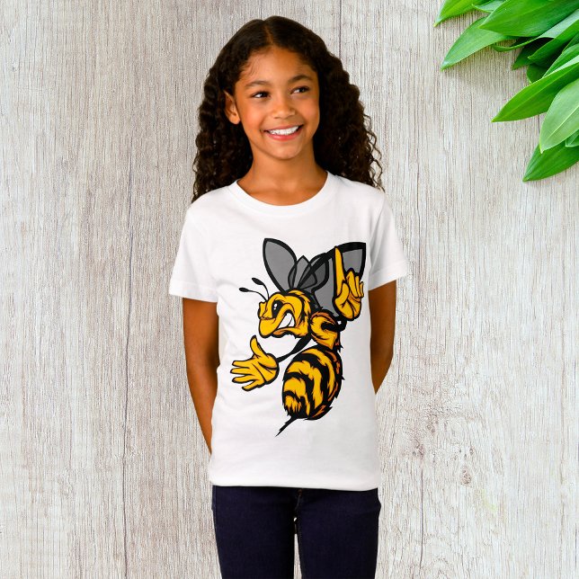 T-shirt Fille Abeille Fierce (Créateur téléchargé)