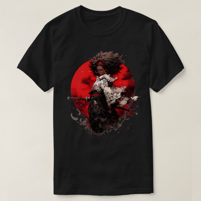 T-shirt Fille Afro Samurai (Design devant)