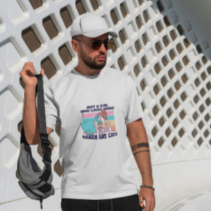 T-shirt Fille Aime Anime Et Ramen