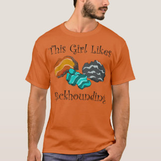 T-shirt Fille aime Rockhoring Earth Nature Science Premi