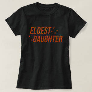 T-shirt Fille aînée Parties scintillant Amusante Chemise d