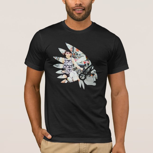 T-shirt Fille américaine de vélomoteur de Tomahawk (Devant)