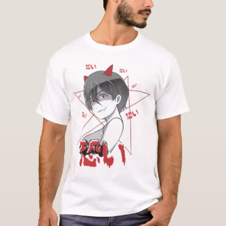 T-shirt fille Anime Demon