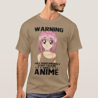 T-shirt Fille Anime Kawaii avec un cadeau de cheveux roses