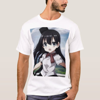 T-shirt fille Anime mignonne
