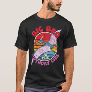 T-shirt Fille Anniversaire I Big Bro I Pterodactylus I Fam
