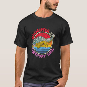 T-shirt Fille Anniversaire I Fille I Ankylosaurus I Famill