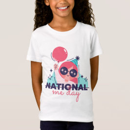 T-Shirt Fille Anniversaire mignonne Balloon Mode