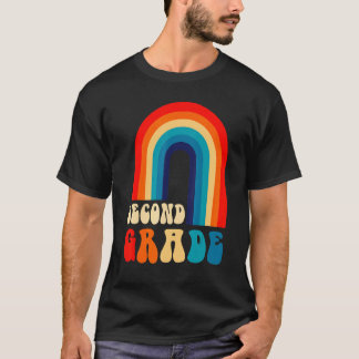 T-shirt Fille arc-en-ciel de 2e année Garçons Enseignant B