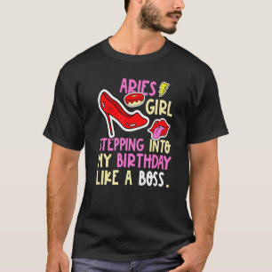T-shirt Fille Aries Horoscope talons Steven Anniversaire C