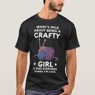 T-shirt Fille artisanale tout le monde pense que je suis c