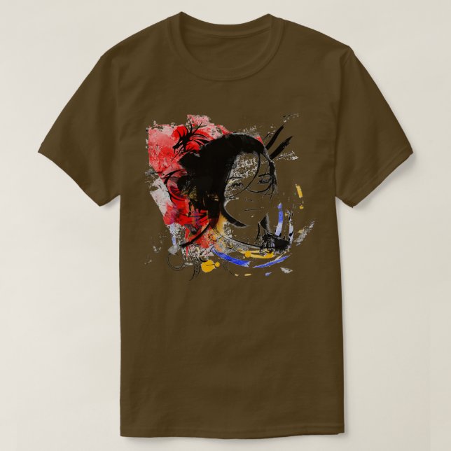 T-shirt Fille asiatique (Design devant)