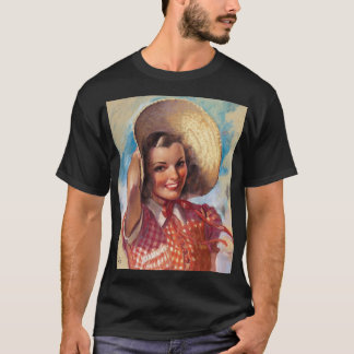 T-shirt Fille au bonnet