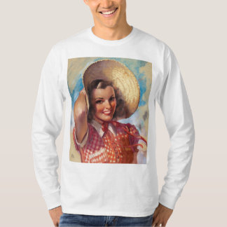T-shirt Fille au bonnet