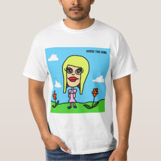 T-Shirt Fille aux Yeux Marrons