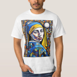 T-shirt Fille avec la perle à oreille 1