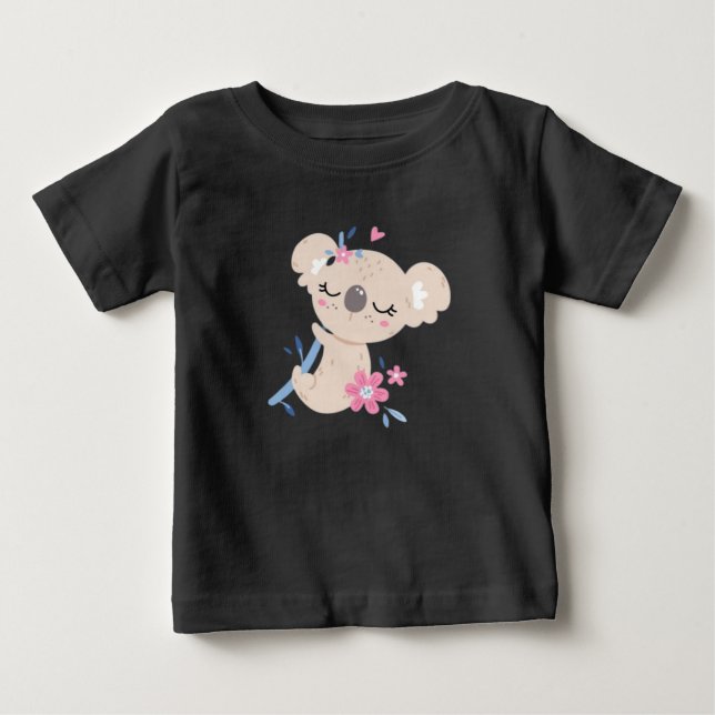 T-shirt fille bébé, t-shirt enfant (Devant)