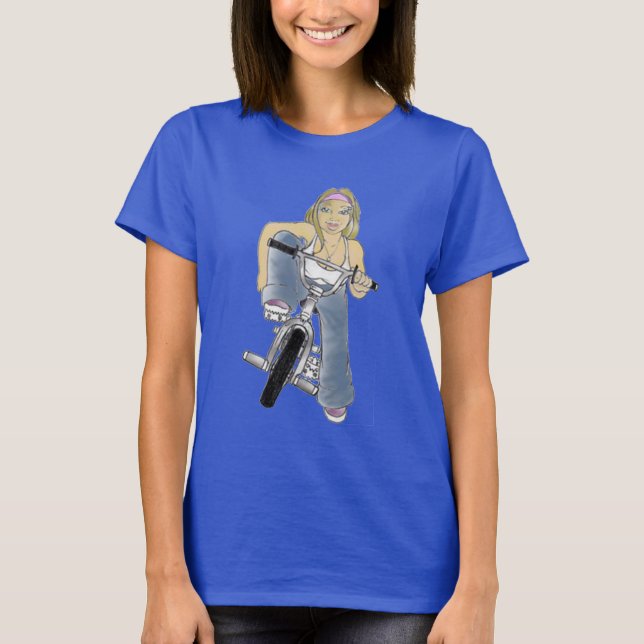 T-shirt Fille BMX (Devant)