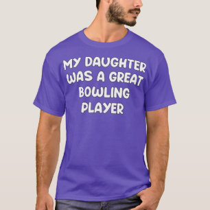 T-shirt Fille BOWLING comme une fille ordinaire mais coole