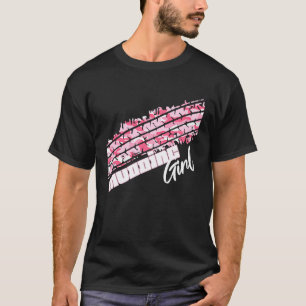 T-shirt Fille Camo Mudding Camion de boue