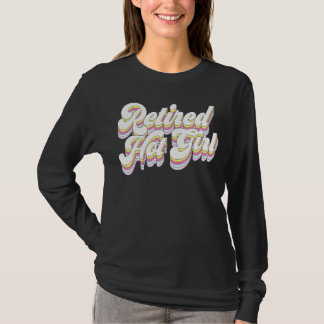 T-shirt Fille Chaude Retraite Rétro Mariage Enterrement de