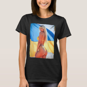 T-shirt Fille Chaude Sur Chemise Pour Hommes - Modèle Y Bo