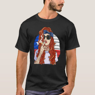 T-shirt Fille chilienne fierté latino Drapeau du Chili Fiè