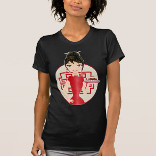 T-shirt fille chinoise