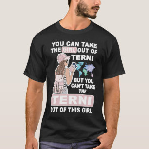 T-shirt Fille cool de Terni Ville Fière Fille Terni