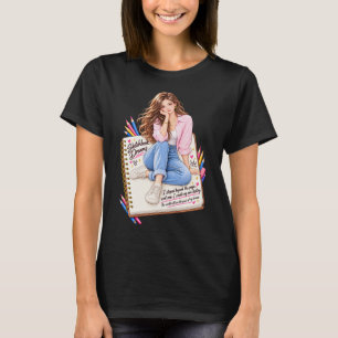 T-Shirt Fille Créative Rêves de Carnet de Croquis