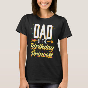 T-shirt Fille d'anniversaire de papa Princesse papa Fille
