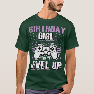 T-shirt Fille d'anniversaire féminine Il est temps de pass