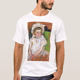 T-shirt Fille dans une Bonnet Blanche, Mary Cassatt
