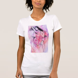 T-shirt Fille dansante colorée