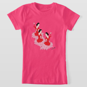 T-shirt fille : Danseur espagnol