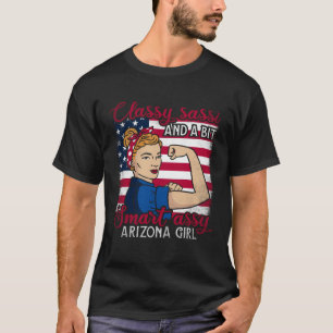 T-shirt Fille d'Arizona Classy Sassi et un peu Smart Assi