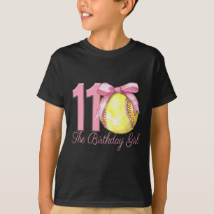 T-shirt Fille de 11 ans anniversaire Softll Team Coquette