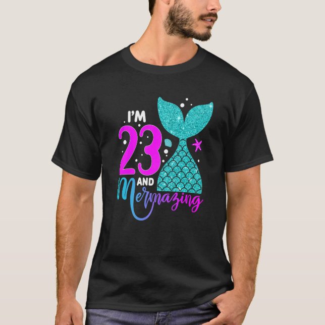 T-shirt Fille de 23 ans Deuxième Fille de 23e anniversaire (Devant)
