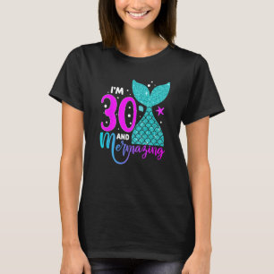 T-shirt Fille de 30 ans Deuxième fille de 30e anniversaire