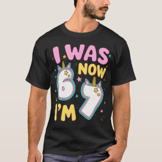 T-shirt Fille de 7 ans pour son anniversaire Les enfants a